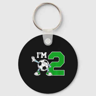 Kids 2nd Soccer Birthday Party Two Year Old Soccer Key Ring