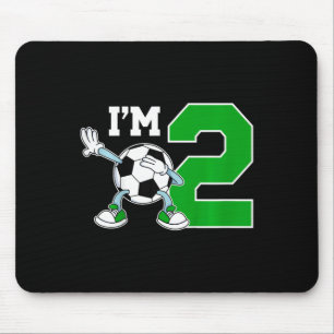 Kids 2nd Soccer Birthday Party Two Year Old Soccer Mouse Pad
