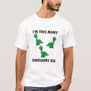 Kids 3 Years Old Boy Dinosaurs Lover 3Rd Birthday T-Shirt