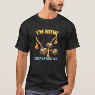 Kids 3rd Birthday 3 Years Boy Excavator Kids Digge T-Shirt