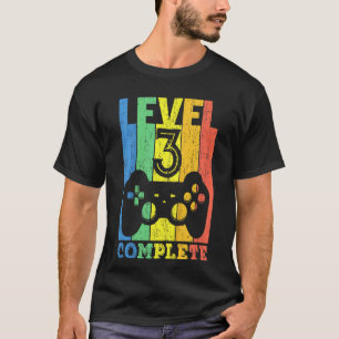 Kids 3rd Birthday Boy Girl Level 3 Years 2019  1 T-Shirt