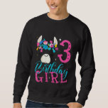 Kids 3rd Birthday Girl LLama 3 Years Old 2017 Birt Sweatshirt<br><div class="desc">Kids 3rd Birthday Girl LLama 3 Years Old 2017 Birthday</div>
