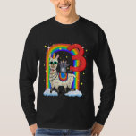 Kids 3rd Birthday Llama Llamacorn And Cat Caticorn T-Shirt<br><div class="desc">Kids 3rd Birthday Llama Llamacorn And Cat Caticorn Rainbow</div>
