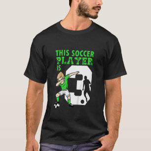 Kids 3rd Birthday Soccer 3 Year Old Soccer Player T-Shirt