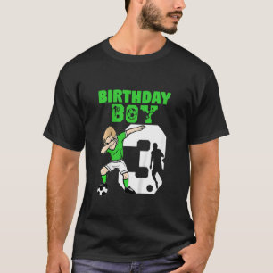 Kids 3rd Birthday Soccer 3 Year Old Soccer Player T-Shirt