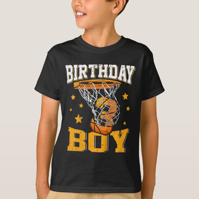 Kids 3rd third 3 three year happy birthday boy bas T-Shirt (Front)