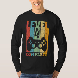 Kids 4th Birthday Boy Girl Level 4 Years 2018 Gift T-Shirt