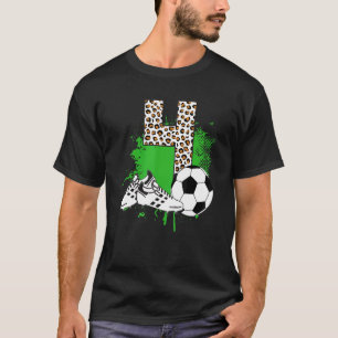 Kids 4th Birthday Boys Soccer Football Player Birt T-Shirt
