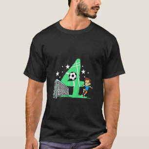 Kids 4th Birthday Soccer Boy 4 Years Old Football  T-Shirt