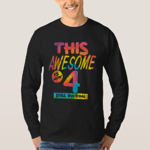 Kids 4th Birthday This Awesome Is Now 4 Years Birt T-Shirt