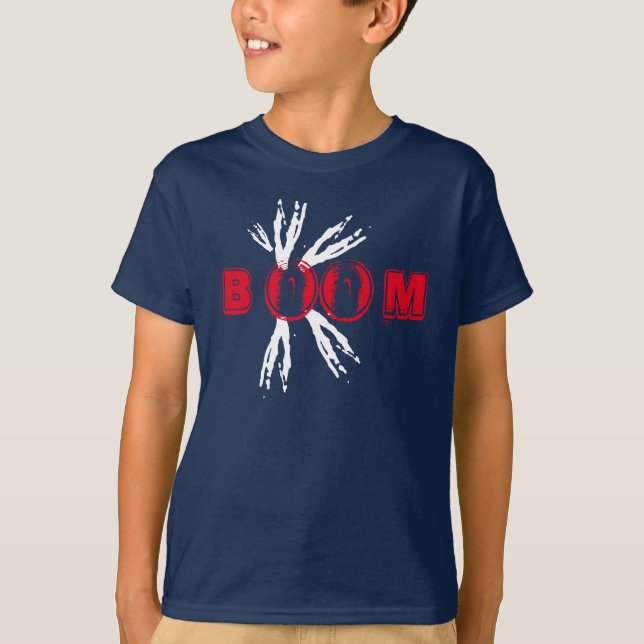 Kids 4th of July Boom Explosion Shirt (Front)