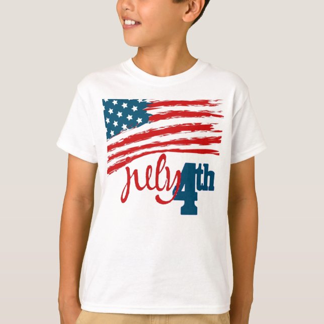 Kids 4th of July T-Shirt (Front)