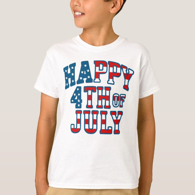 Kids 4th of July T-Shirt (Front)
