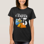 Kids 5 Year Old Camper Birthday  Summer Camping 5t T-Shirt<br><div class="desc">Kids 5 Year Old Camper Birthday  Summer Camping 5th</div>