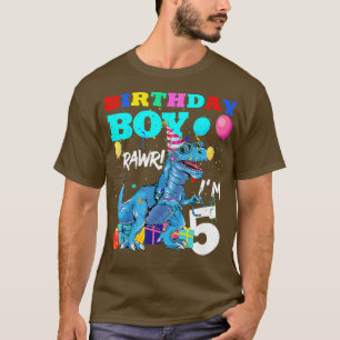 Kids 5 Year Old Gift 5th Birthday Boy 5th Birthday T-Shirt