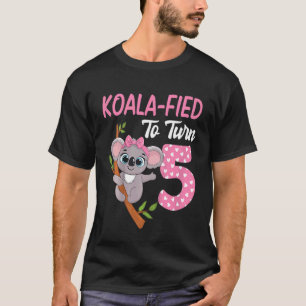 Kids 5 Year Old Koala 5th Birthday Party Animal Ko T-Shirt