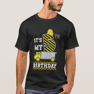 Kids 5 Years Old Boy Girl It's My 5th Birthday Con T-Shirt