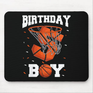 Kids 5th Birthday Basketball Kids Mouse Pad