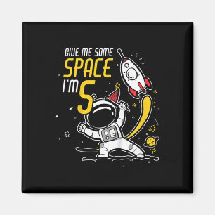 Kids 5th Birthday Boy 5 Years Old Give Me Some Spa Magnet