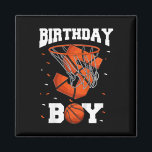 Kids 5th Birthday Bysketbyll Kids  Magnet<br><div class="desc">Kids 5th Birthday Bysketbyll Kids</div>