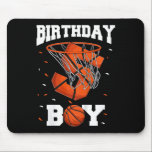 Kids 5th Birthday Bysketbyll Kids  Mouse Pad<br><div class="desc">Kids 5th Birthday Bysketbyll Kids</div>