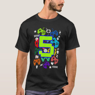 Kids 5th Birthday gamer for toddler It s my Birthd T-Shirt