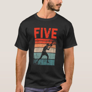 Kids 5th Birthday Retro Table Tennis 5 Years Old B T-Shirt