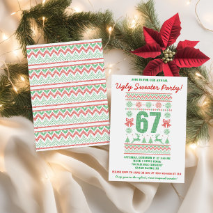 Kids' 67 Ugly Sweater Holiday Party Invitation