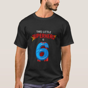 Kids 6 Year Old 6th Birthday T-Shirt