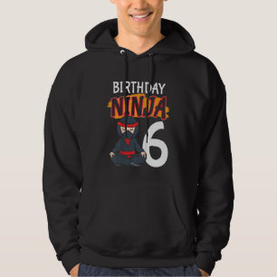 Kids 6th Anniversary Ninja Martial Art Hoodie