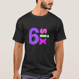Kids 6th Birthday Boy 6 Year Old Age6age Six Idea T-Shirt