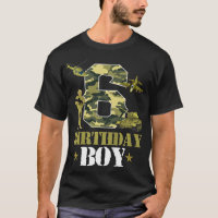 Kids 6th Birthday Military Themed Camo Boys 6 Yrs 
