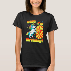 Kids 6th Birthday Party Unicorn Omg Im 6 Year Old  T-Shirt