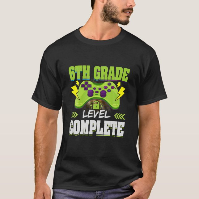 Kids 6Th Grade Level Complete Graduation Class Of T-Shirt (Front)