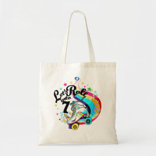 Kids 7 Year Old Birthday Girl Roller Skate Unicorn Tote Bag