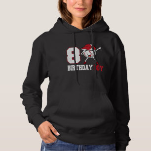 Kids 7 Year Old Dabbing Baseball 7th Birthday Boy Hoodie