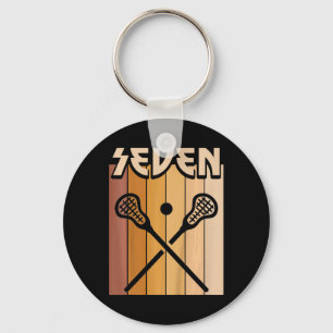 Kids 7 Year Old Lacrosse Birthday Boy Girl 7th Bir Key Ring