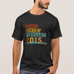 Kids 7Th Birthday For 7 Year Old Epic Since Februa T-Shirt
