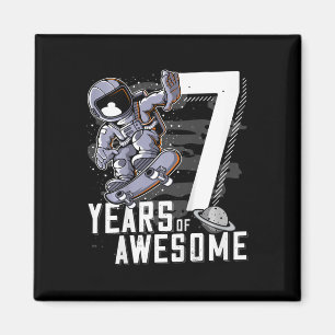 Kids 7th Birthday Magnet