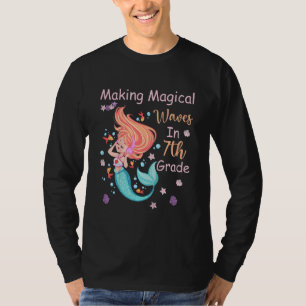 Kids 7th Grade Mermaid Making Magical Waves Kids G T-Shirt