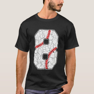 Kids  8 Years Old Baseball Players 8th Birthday Bo T-Shirt
