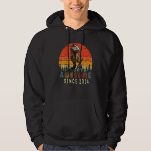 Kids 8th Birthday Awesome Since 2014 8 Years Old Hoodie