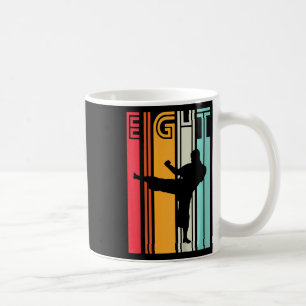 Kids 8th Birthday Gift Karate Retro Taekwondo Mart Coffee Mug