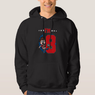 Kids 8th Birthday Soccer Boy Football Kids Hoodie