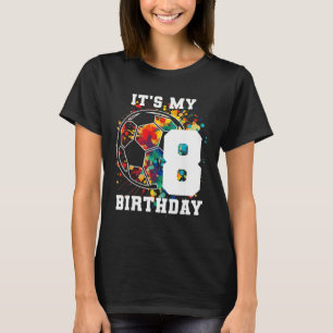 Kids 8th Birthday Soccer Byll Birthday Party 8 Yea T-Shirt