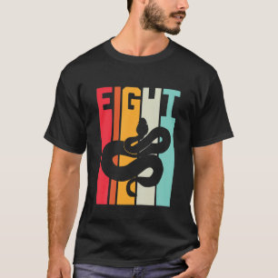 Kids 8Th Birthday Vintage Snake Lover Pet Reptile T-Shirt