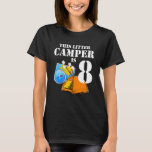 Kids 8th Camping Birthday Boy And Girl 8th T-Shirt<br><div class="desc">Kids 8th Camping Birthday Boy And Girl 8th</div>