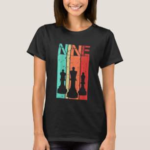 Kids 9 Year Old Chess Player Birthday Boy Girl 9th T-Shirt