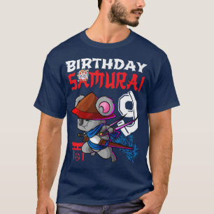 Kids 9 Years Old Kawaii Koala Japanese 9th Birthda T-Shirt
