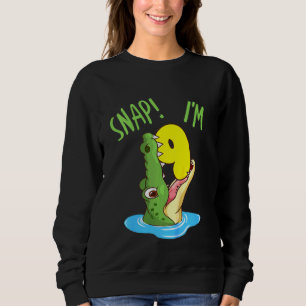 Kids 9th Birthday Crocodile Alligator 9 Years Old Sweatshirt
